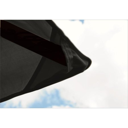 SUPERHEROSTUFF 12 sq. ft. Sundura Replacement Canopy for 12 sq. ft. STC Gazebo, Black PA2649304